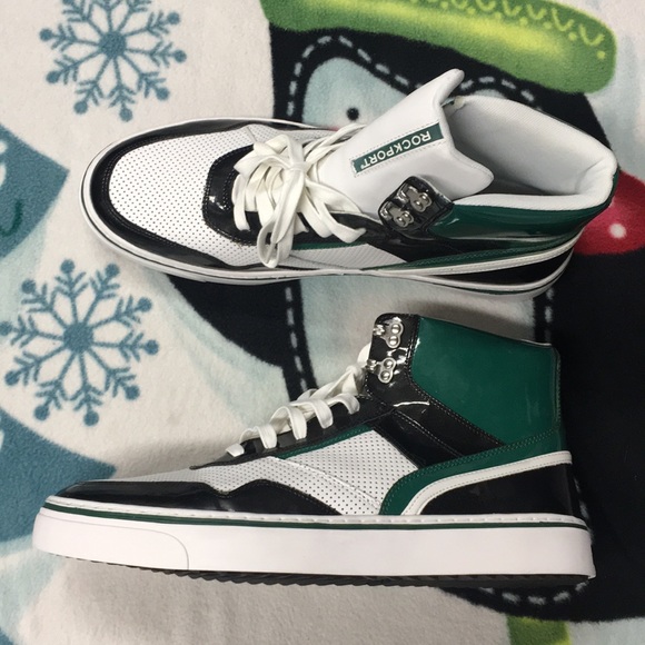 rockport high top shoes